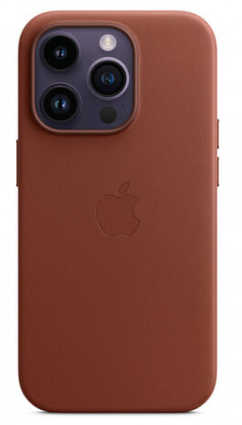 Apple iPhone 14 Pro Max Leather Case Umber