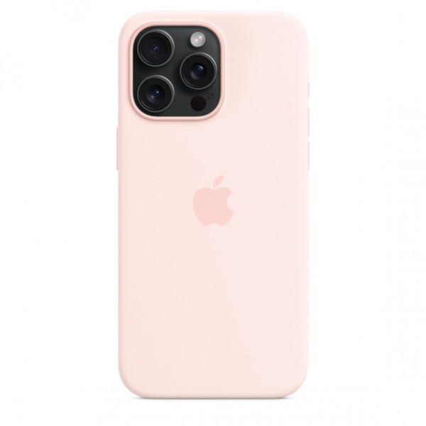 Apple iPhone 15 Pro Back Cover met MagSafe Lichtroze