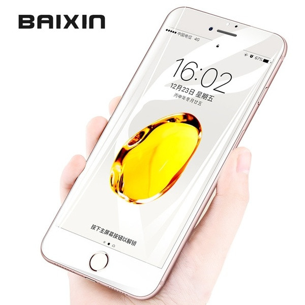 Baixin 4D Protector Glass iPhone 6(s) Wit