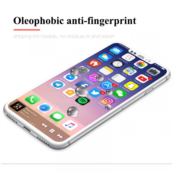 Baixin 4D Protector Glass iPhone X(s) Wit