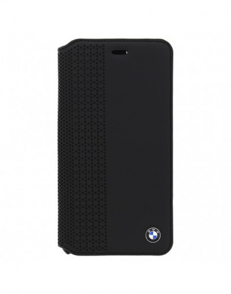 BMW Apple iphone 6plus/6splus Real Leather Booktype Black