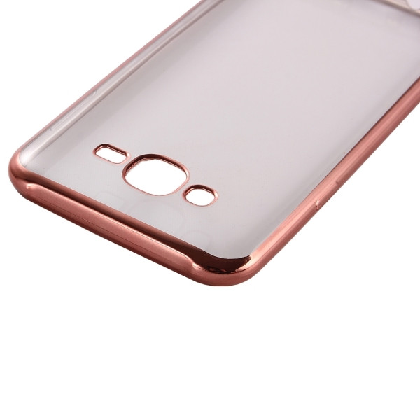 CRYSTAL CASE GALAXY J5 TPU Rose Gold