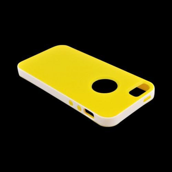 Crystal Case iPhone 4(S) Anti Shock Case Geel