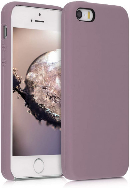 CRYSTAL CASE IPHONE 5(SE) SILICONE CASE WITH BUMPER  Violet