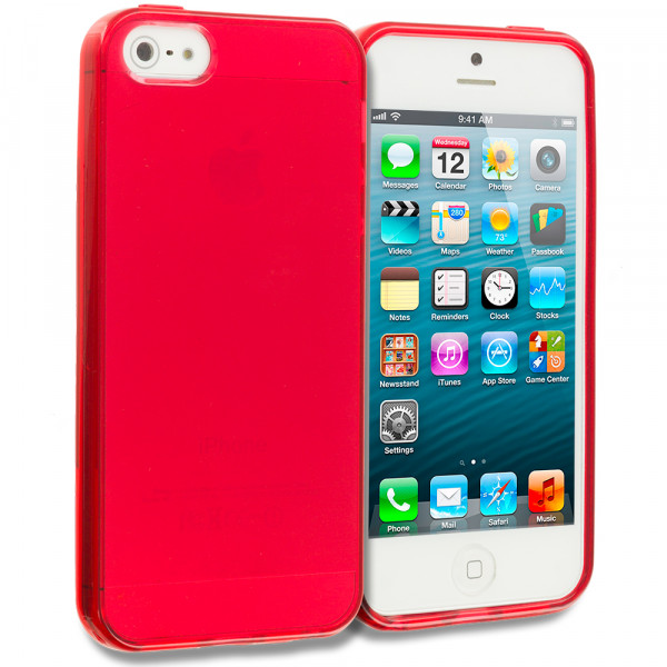 Crystal Case iPhone 5S(E) Hard Case Rood