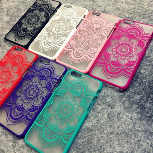 Crystal Case iPhone 5S(E) Henna Hard Case Blauw