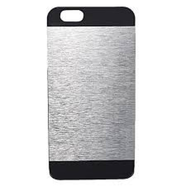 Crystal Case iPhone 6(s) Alminium Brushed Case Zilver