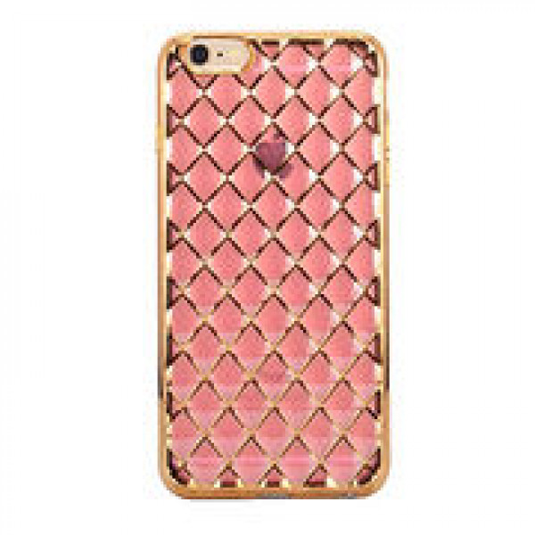 Crystal Case iPhone 6(s) Diamond Silicone Case  Roze
