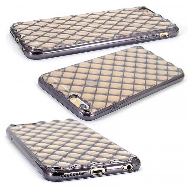 Crystal Case iPhone 6(s) Diamond Silicone Case  Zilver