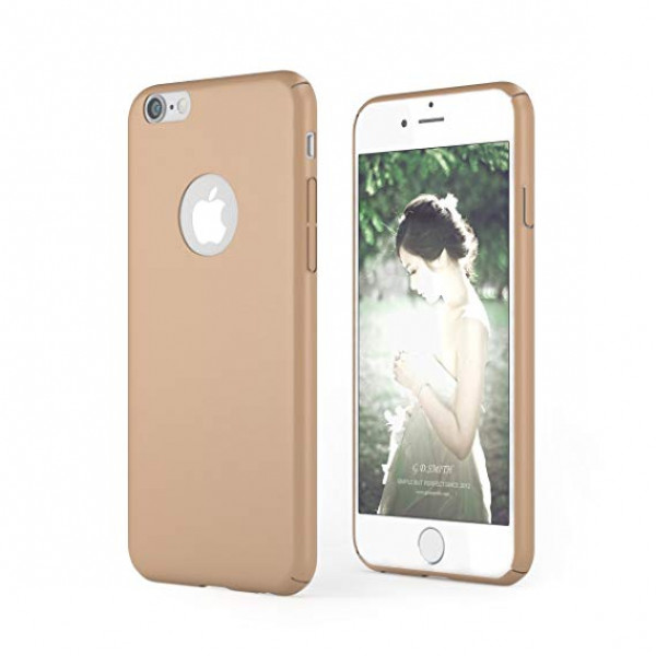 Crystal Case iPhone 6(s) Hard Case Goud