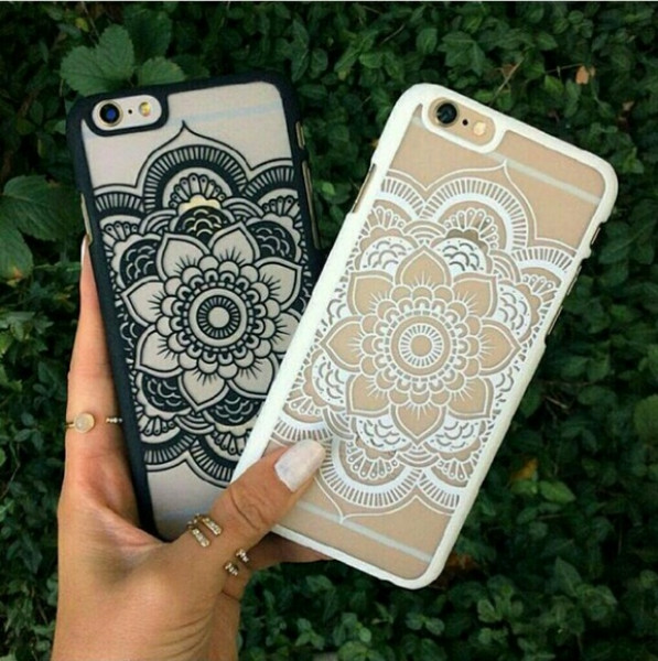Crystal Case iPhone 6(s) Mandela Hardcase Zwart