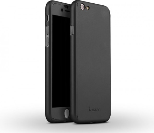 Crystal Case iPhone 6(s) Plus 360° Case Zwart