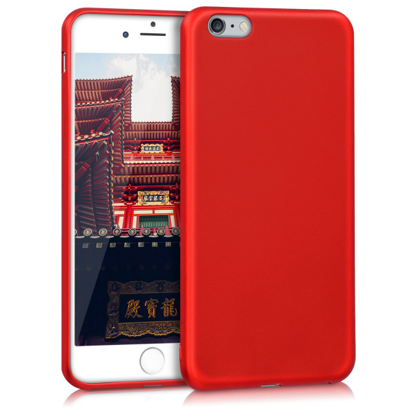 Crystal Case iPhone 6(s) Plus silicone Case Red