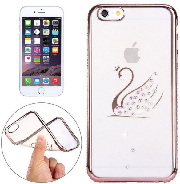 Crystal Case iPhone 6(s) Silicone Zwaan Case