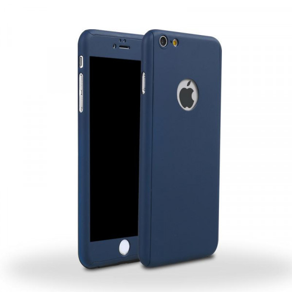 Crystal Case iPhone 7&8 Plus 360° Case Blue