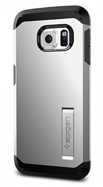 Crystal Case S6 edge Spigen model Tpu silver