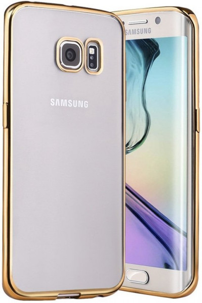 Crystal Case Samsung Galaxy S6 Edge Gold