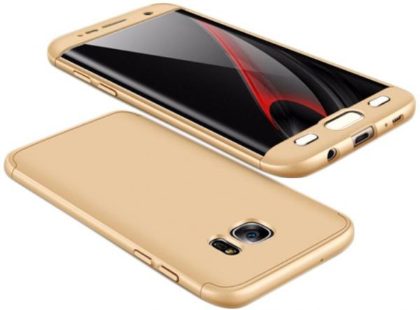 Crystal Case Samsung  Galaxy S7 360° Gold