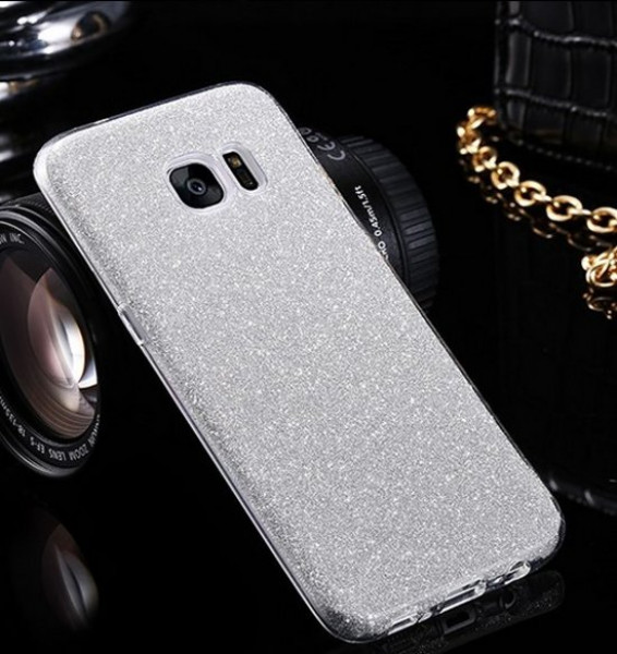 CRYSTALCASE S7 EDGE ( Glitter Silver)