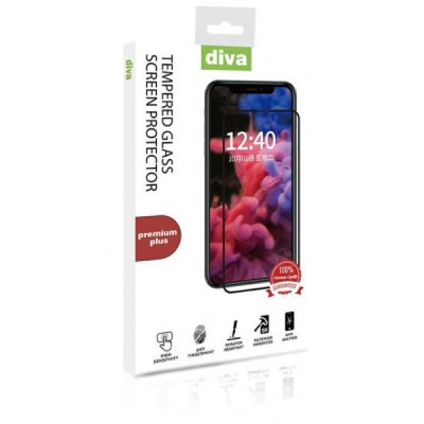 Diva Premium Plus Glass Protector For Samsung Galaxy S10 Lite - Black