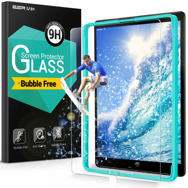 ESR Glass Apple iPad 10.2 2019 Premium 9H Clear Met Montage Frame