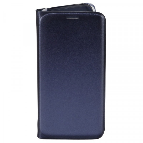 Galaxy S6 Edge Flip Wallet Fabric Dark Blue