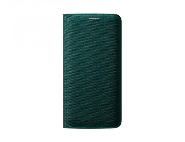 Galaxy S6 Edge Flip Wallet Fabric Green