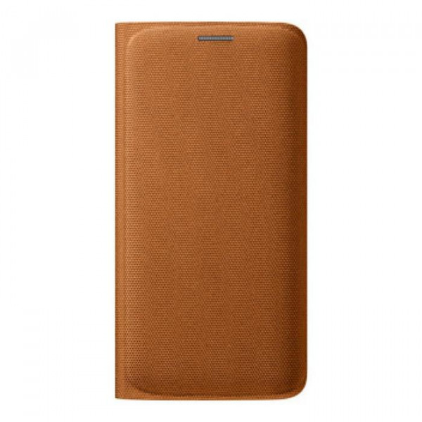 Galaxy S6 Edge Flip Wallet Fabric Orange