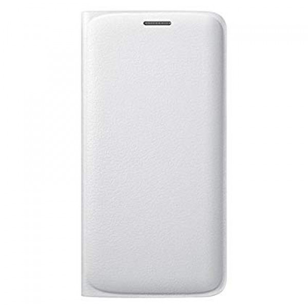 Galaxy S6 Edge Flip Wallet PU White