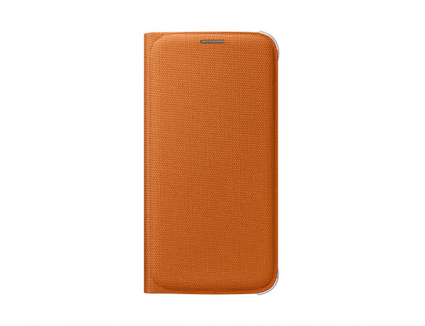 Galaxy S6 Flip Wallet Fabric Oranje