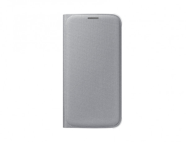 Galaxy S6 Flip Wallet Fabric Silver