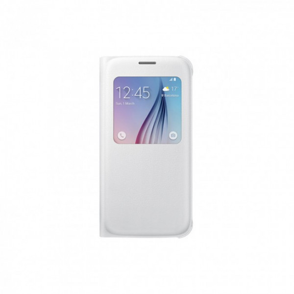 Galaxy S6 S-View Cover PU White