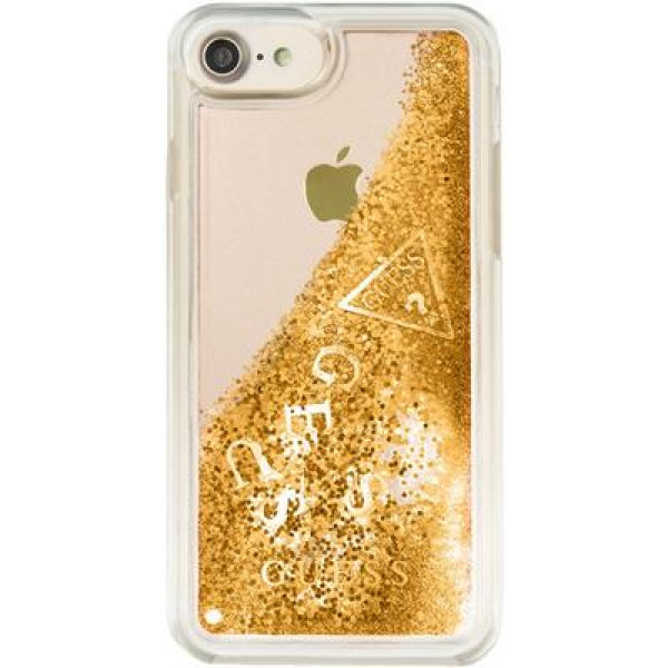 Guess Apple Iphone 8/7/6/6s Liquid Glitter Gold