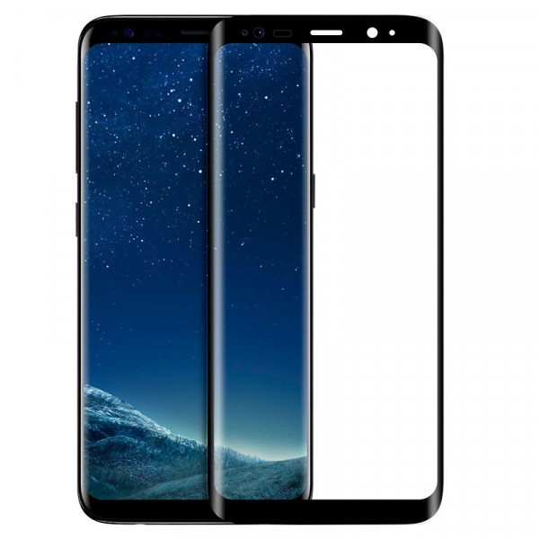 Hoco Curve full protection tempered glass for Galaxy S8 Plus black