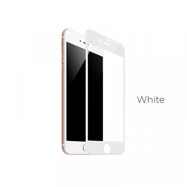 Hoco Fast attach 3D full-screen HD tempered glass for iPhone7/8(A8) white