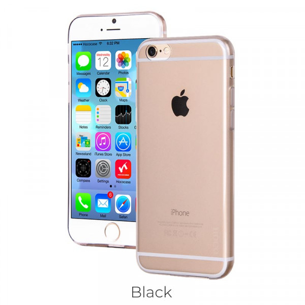 Hoco Light series TPU case ＆film set for iPhone 6 Plus/6S Plus black