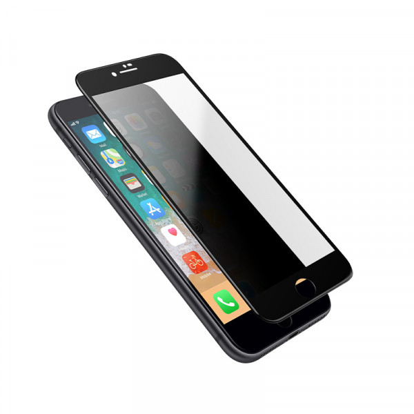 Hoco Shatterproof edges full screen anti-spy tempered glass for iPhone7 Plus/8 Plus(A6) black
