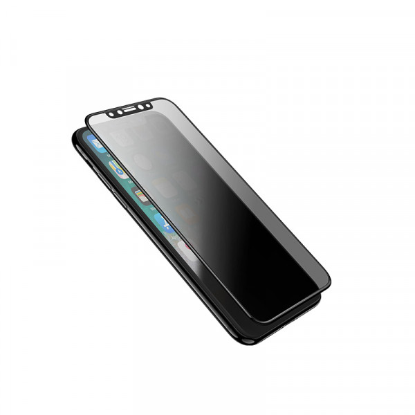 Hoco Shatterproof edges full screen anti-spy tempered glass for iPhoneX/XS(A6) black