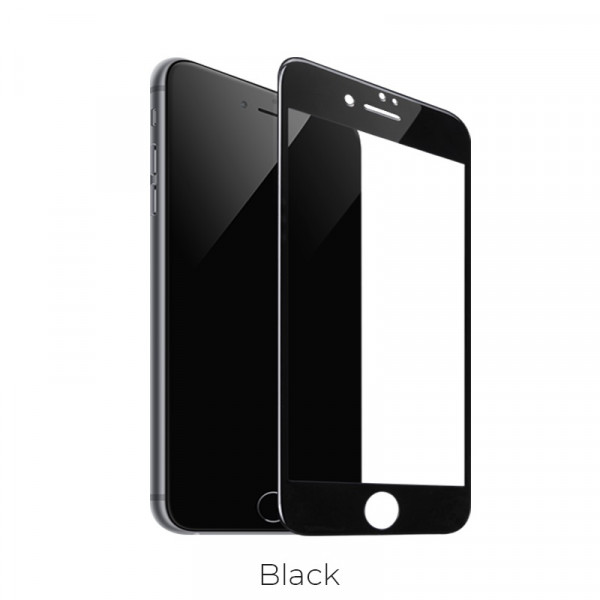 Hoco Shatterproof edges full screen HD glass for iPhone7/8(A1) black