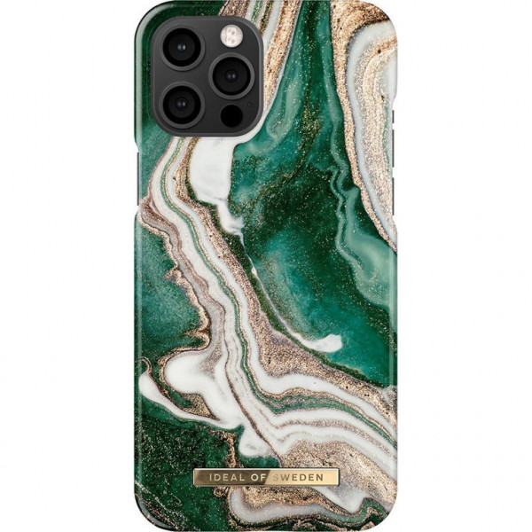 iDeal of Sweden Apple iPhone 12 Pro Max Back cover case - Golden Jade Marble