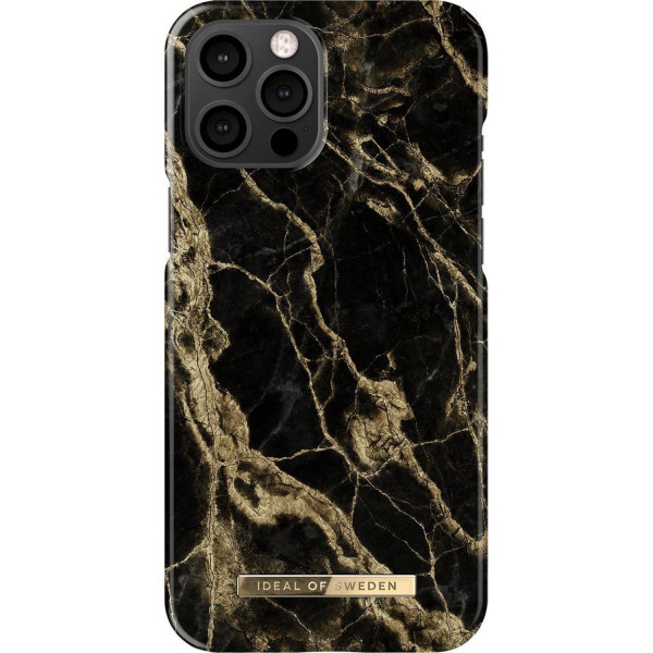 iDeal of Sweden iDeal of Sweden Apple iPhone 12 Pro Max Backcover hoesje - Golden Smoke Marble