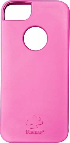iNature iPhone 5S(E) Silicone case Roze
