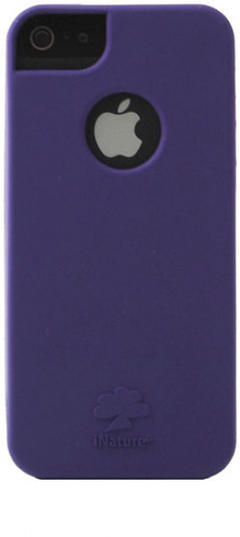 iNature iPhone 5S(E) Silicone Donker paars
