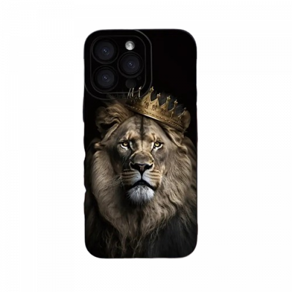 iPhone 15 Plus leeuwenkoning siliconen case