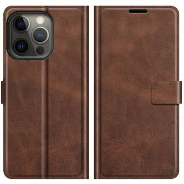 Just in Case Apple iPhone 13 Pro TPU Wallet Case Magnetic - Brown