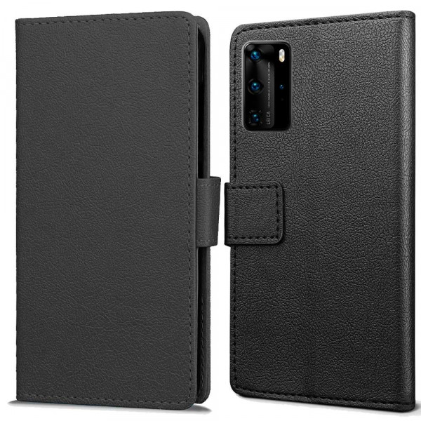 Just in Case Huawei P40 Pro Wallet Case (Black)