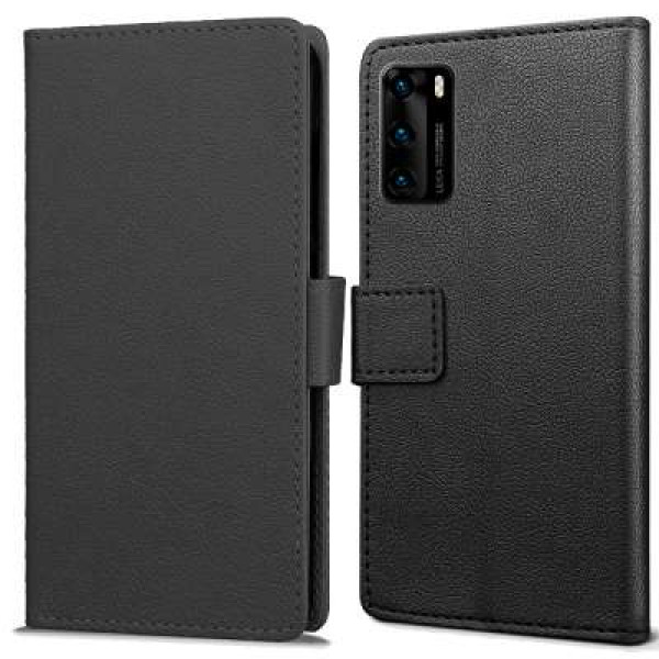 Just in Case Huawei P40 Wallet Case (Black)