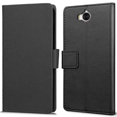 Just in Case Huawei Y5 (2017) Wallet Case (Black)