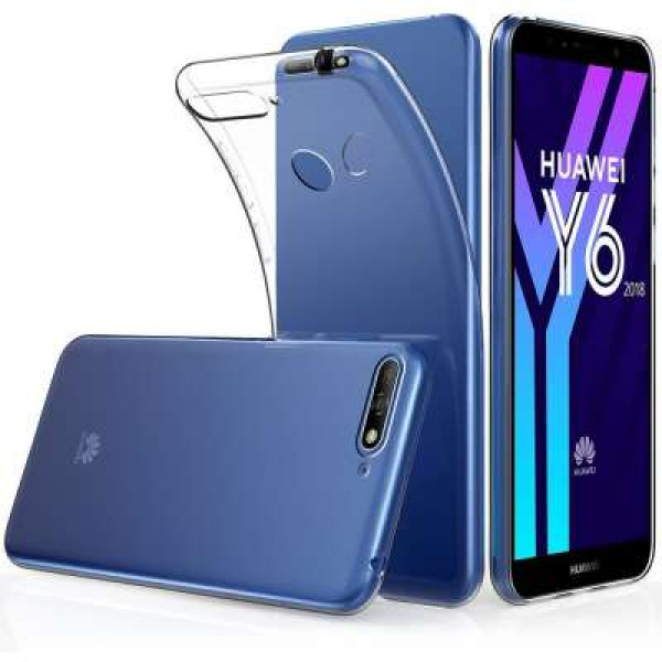 Just in Case Huawei Y6 2018 Soft TPU case (Clear)