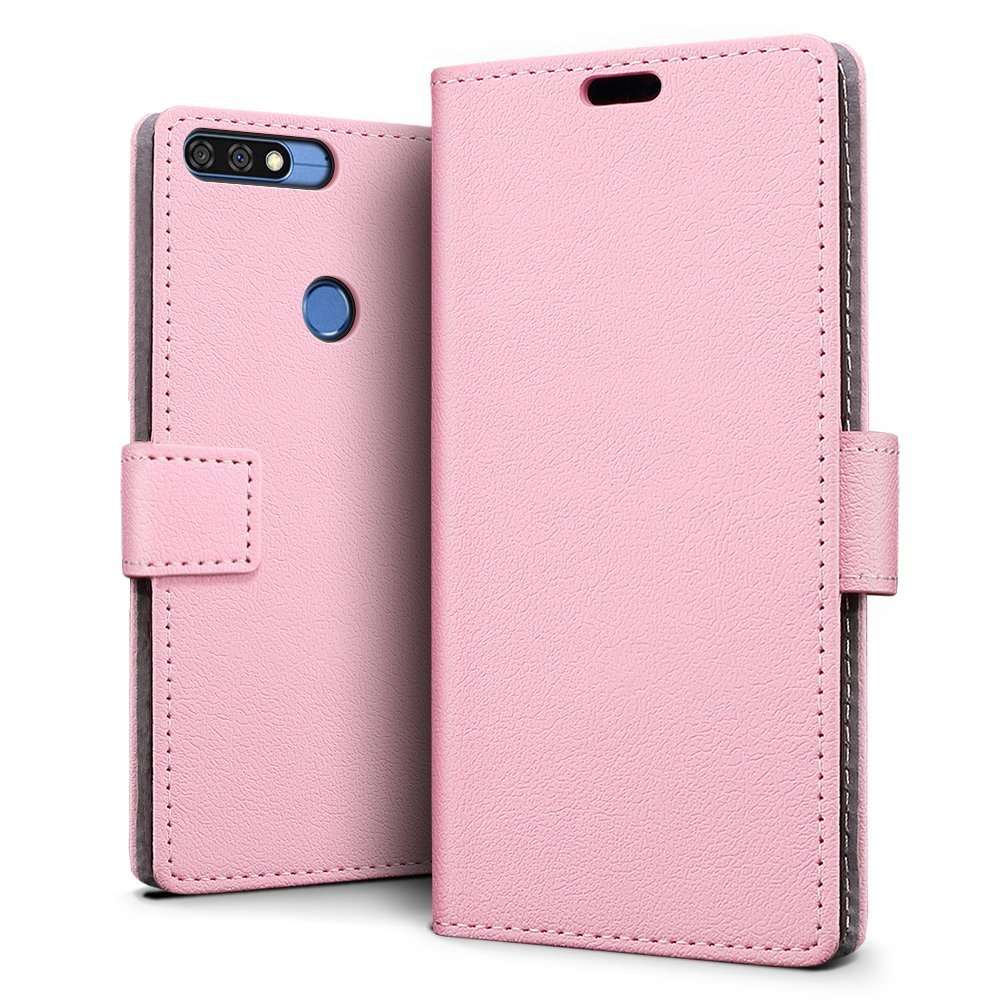 Just in Case Huawei Y7 2018 Wallet Case (Pink)